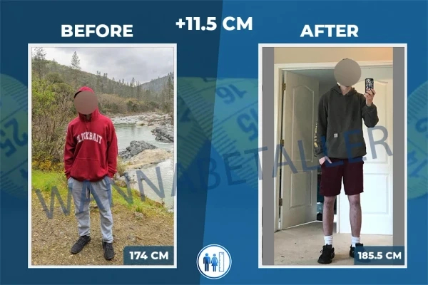 Height increase result 4