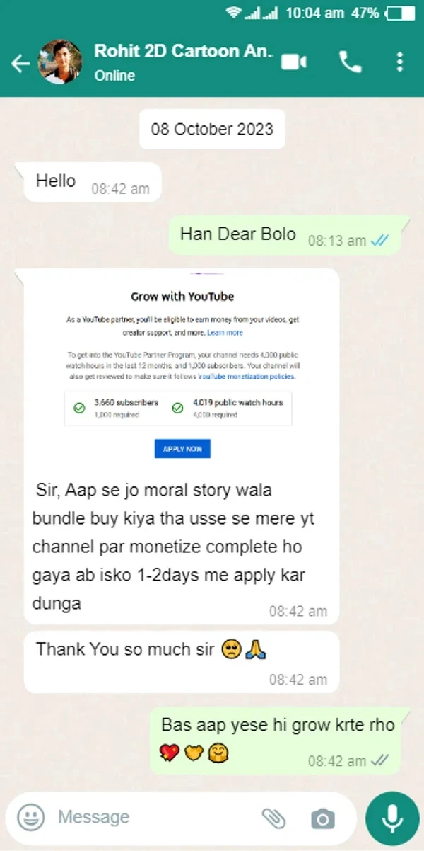 YouTube प्ले बटन अवार्ड के साथ क्रिएटर